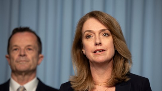 Mark Speakman and Kellie Sloane.