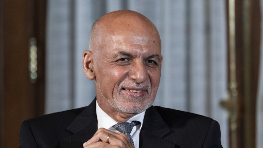 Former Afghan President Ashraf Ghani says he had only two minutes to decide if he should flee the country. 