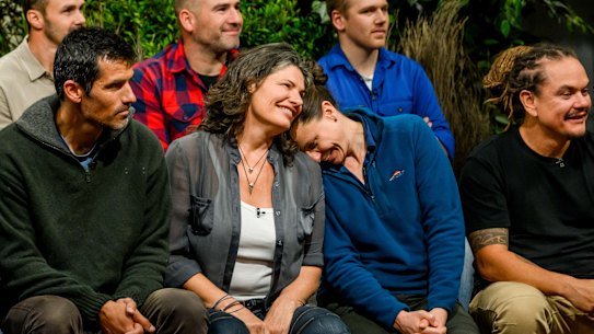 The cast of Alone Australia at the reunion special.