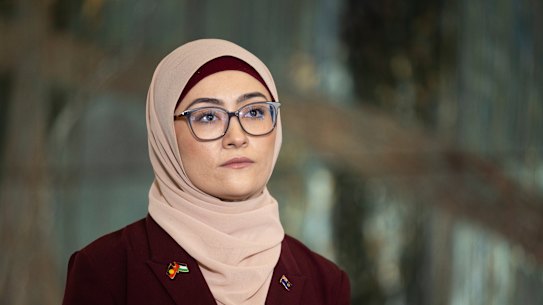 Fatima Payman says an older male colleague made sexually suggestive and racial comments towards her.