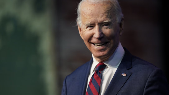 President-elect Joe Biden announces his climate and energy team nominees and appointees at The Queen Theater in Wilmington Del., Saturday, Dec. 19, 2020.