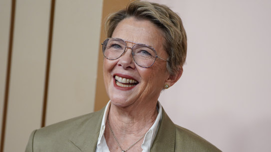 Annette Bening arriving at the 
