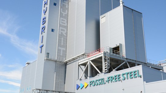 The Swedish Hybrit steel plant. 