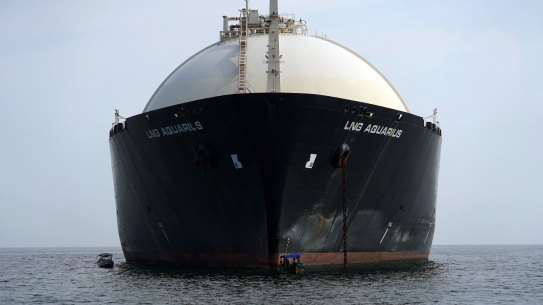 The average price per barrel of oil fetched by Santos last year, at $US87.6, was well blow 2022’s $US110.1.