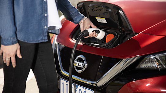 Electric vehicle sales still make up less than 1 per cent of Australia's national market.