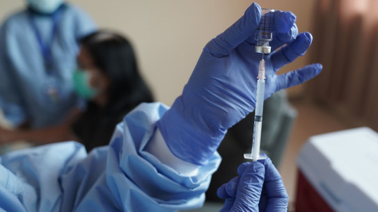 Indonesia is mainly using China's Sinovac vaccine.