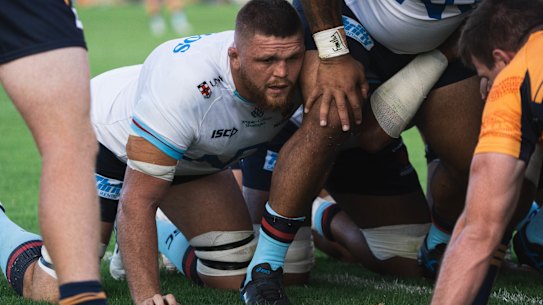 ‘Emotional’: Lachie Swinton returns for the Waratahs after a year-long injury lay-off.