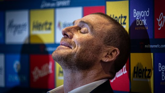 Simon Goodwin was not helped by internal divisions. 