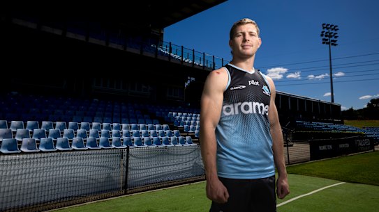 Sharks ironman Blayke Brailey.