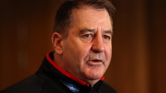 St Kilda coach Ross Lyon.