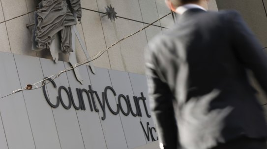 The case was heard at the County Court of Victoria in Melbourne.