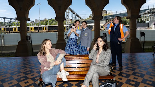 Opera singers in TRACK WORKS which opens Tuesday at Mortuary Station.