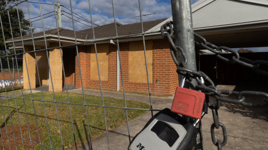 Some public housing in Braybrook has been vacant for years.