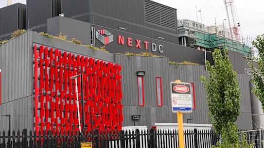 Data centres, such as NextDC’s site in Melbourne, are popping up around Victoria, threatening to create an electrician workforce squeeze. 