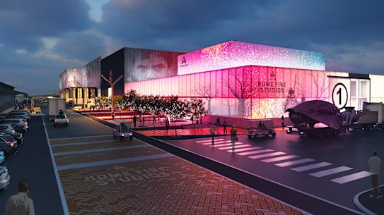 Several sound stages would be built at Victoria Quay in Fremantle as part of a new $100 million studio.