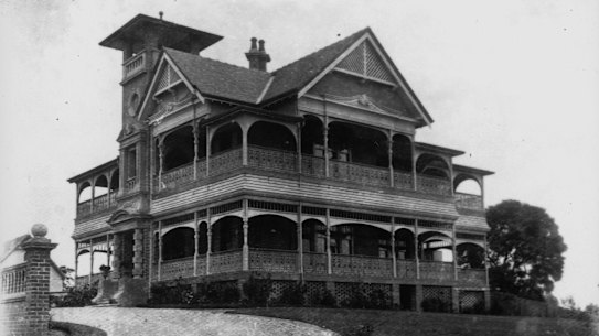 Lamb House, circa 1902.