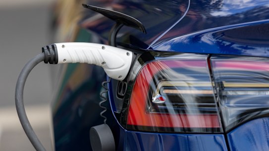 Electric vehicles make up just under 10 per cent of new cars sold in Australia.
