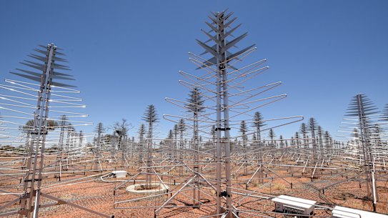Hundreds of SKA-Low antennas will be placed across the WA outback, forming the ‘low-frequency’ component of the Square Kilometre Array. Picture: Cameron Myles