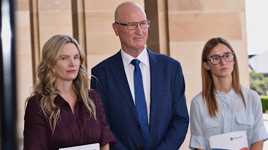 Principal Assistant Ombudsman Alison Cameron, Ombudsman Western Australia Bevan Warner, and Review Director Justine Vassilios.