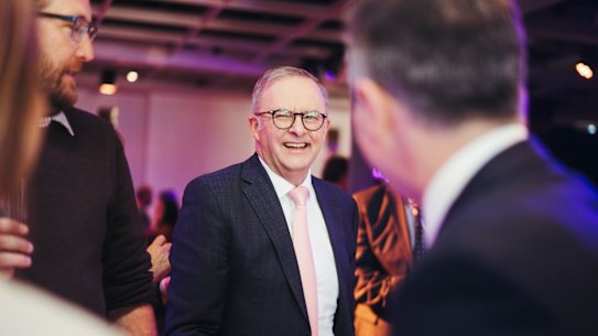 Prime Minister Anthony Albanese at a National Public Education Day event in Sydney last week.