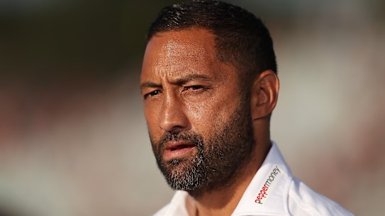 Wests Tigers coach Benji Marshall.