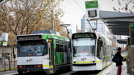 St Kilda trams 