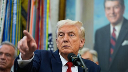 President Donald Trump saying he would impose an additional 100 per cent tariff on China and export controls on “any and all critical software” beginning November 1.