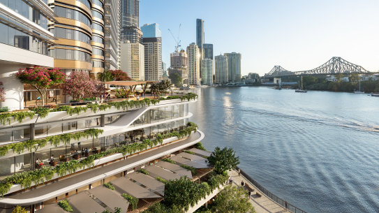 Dexus has lodged amended plans for Waterfront Brisbane.