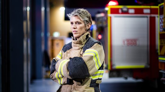 Firefighter Katherine Dunell welcomes the expansion of the presumptive cancer laws to female-specific cancers.