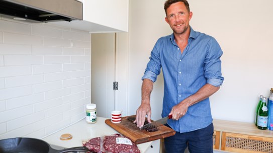 Mike Scanlan, 41, turned to a pure carnivore diet nearly five years ago.