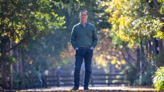 Richard Reilly’s home is one of 900 Kensington Banks properties now deemed at risk of flooding.
