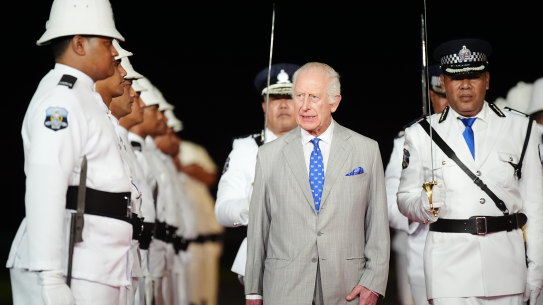 King Charles III arrives in Apia, Samoa, to attend the Commonwealth Heads of Government Meeting.