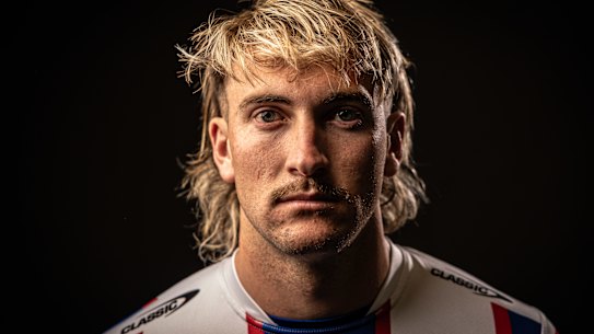 Fletcher Sharpe is the face of Newcastle.