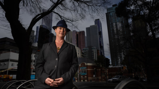 Dr Alexia Maddox from RMIT authored the report which found just 12.5 per cent of Melbourne residents worked full time in the CBD in a typical week. 