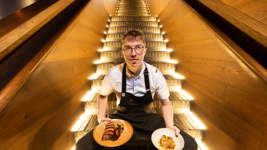 Aleksis Kalnins, head chef at Matilda in Domain road, South Yarra.
