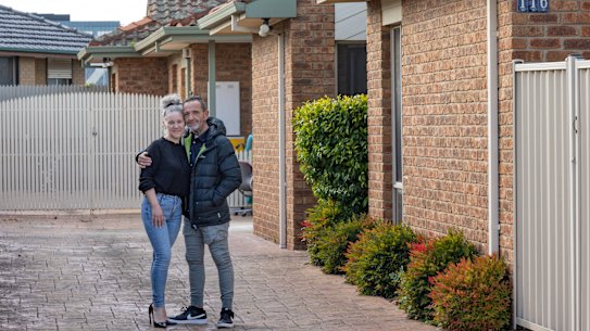 Grace and Jim Tsembas who are selling their investment units in Sunshine.