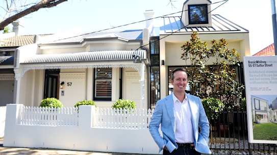 Vendor Stephen Killian at the family home in Alexandria that he’s extensively renovated. The property is listed for $3.5 million.