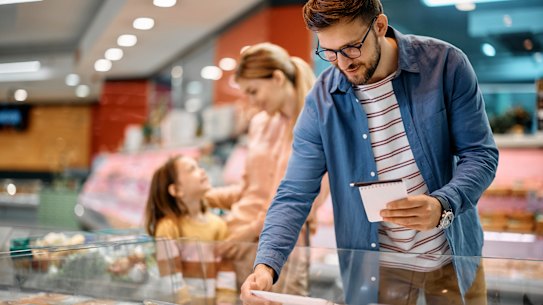 Generic pic of man shopping.