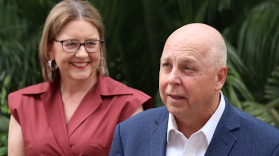 Victorian Premier Jacinta Allan and Victorian Treasurer Tim Pallas announce his retirement at Treasury Place in Melbourne, Monday, December 16, 2024. 