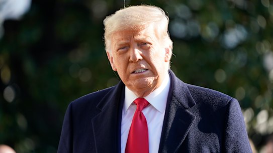 US President Donald said his speech to his supporters before the deadly riot was "totally appropriate".