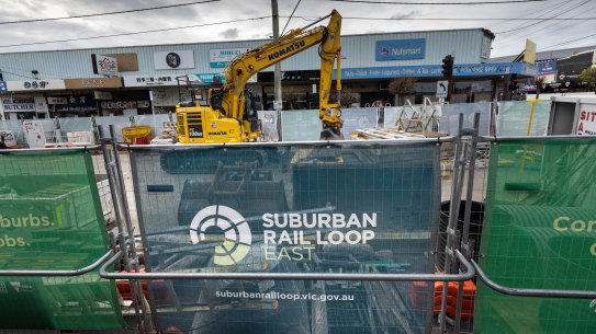 The Suburban Rail Loop Authority has taken over planning controls around each new station. 