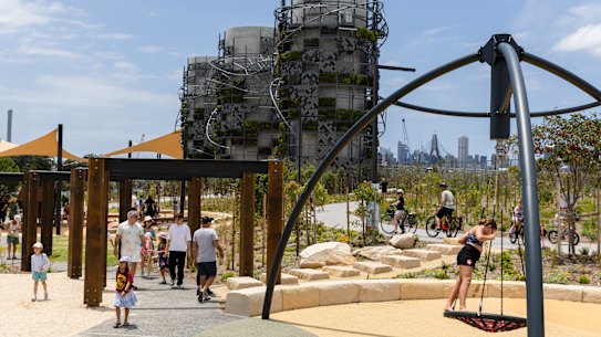 Rozelle Parklands opened to the public on December 17.