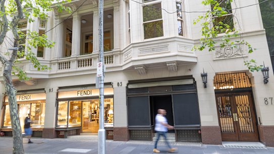 The Athenaeum Club in Collins Street.