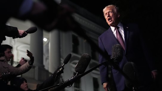 Donald Trump leaves the White House on Friday for a rally in North Carolina, before heading to his Mar-a-Lago resort in Florida.