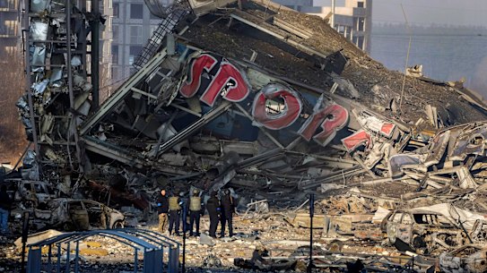 The shelling of the Kyiv Retroville mall was one of the most powerful to hit the capital city in the last four weeks. 