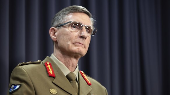 Defence Force chief Angus Campbell.