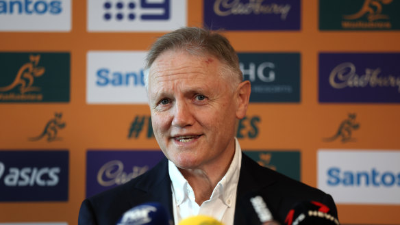 Wallabies head coach Joe Schmidt speaks to the media after naming his squad.