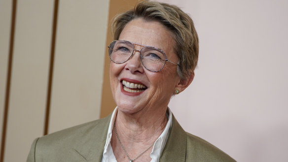 Annette Bening arriving at the 