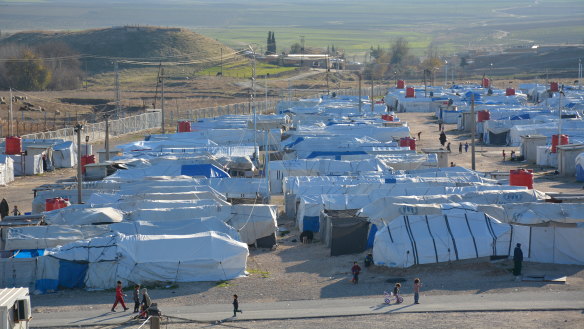 The al-Roj camp in Syria.