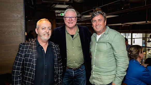 Laurence Thorpe, State Manager WA, Seagrass Boutique Hospitality Group, The Block host Scott Cam, and Garden Gurus host Trevor Cochrane.